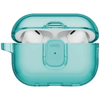 Uniq Glase Pro deklas AirPods Pro 3 Lock deklas - skaidrus melynas
