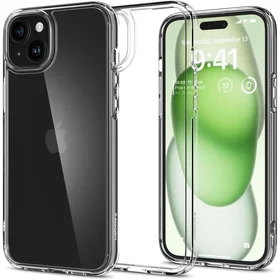 Spigen Ultra Hybrid dėklas telefonui iPhone 15 Plus - skaidrus