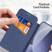 Dėklas Dux Ducis Skin X Pro skirtas Samsung S931 S25 mėlynas