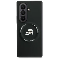 KARL LAGERFELD dėklas telefonui SAMSUNG Z Fold7 KLHMZFD7PSMLRKCK suderinamas su Magnetine (PU K&C) juodas