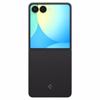 Spigen AirSkin Aramid Dėklas telefonui Samsung Galaxy Z Flip 7 - juodas