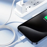 USB kabelis Joyroom S-A45 USB-C to USB-C 60W 1.0m baltas