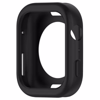 Silikoninis dėklas laikrodžiui Apple Watch 42 mm (Series 1/2/3) - juodas