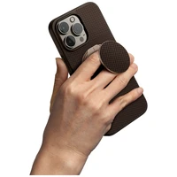 Uniq Keva Air Magclick įkrovimo GripFit dėklas telefonui iPhone 16 Pro Max - ruda