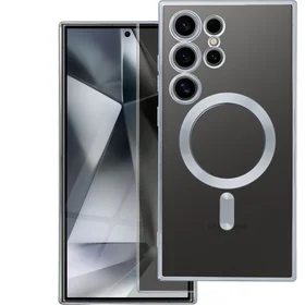 ELECTRO MAG COVER dėklas suderinamas su Magnetine SAMSUNG A17 sidabrinis