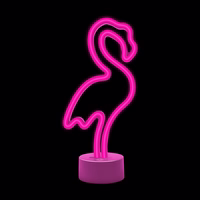 Neon LED on stovas FLAMINGO rožinis USB-C FSC-11 Forever Light