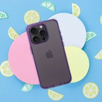 MATRIX CLEAR dėklas telefonui IPHONE 17 Pro šviesiai violetinis