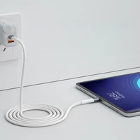 3mk Hyper Cable N-SERIES USB-C / USB-C 1m 20V/5A 100W laidas - baltas