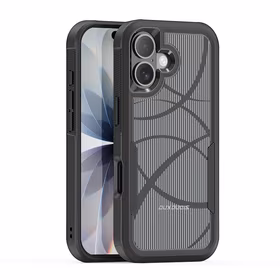 Dėklas Dux Ducis Shld Apple iPhone 17 juodas (Rhythm Pattern)