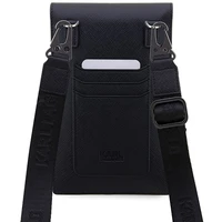 Karl Lagerfeld Rankinė KLWBSAKCPMK juoda/juoda Saffiano Karl & Choupette