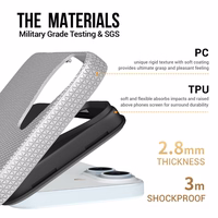 Dėklas Perfectionists Triangle Mag Case Apple iPhone 11 sidabrinis