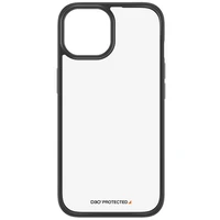 Karinio Lygio Sertifikuotas PanzerGlass ClearCase dėklas telefonui iPhone 15 - Skaidrus & Juodas