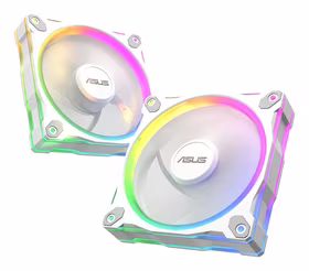 ASUS Prime MR120 Fan ARGB White Kompiuterio korpusui Ventiliatorius 12 cm Balta