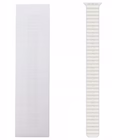 ORIGINAL APPLE WATCH OCEAN BAND PRATĘSIMAS MQEA3FE/A MQEA3ZM/A 42 44 45 49MM BALTAS