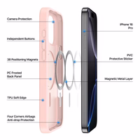 Dėklas Dux Ducis Yind Apple iPhone 16 Pro juodas