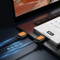 Kabelis USB C į USB C Hoco 3A 60W 1 m X108 juodas