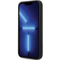 BMW BMHMP14SSILBK2 dėklas iPhone 14 - juodas Signature Liquid Silicone MagSafe