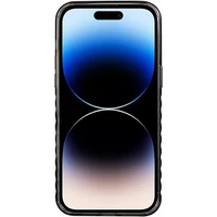 Audi IML Magnetinis dėklas su dideliu logotipu telefonui iPhone 14 Pro Max - juodas