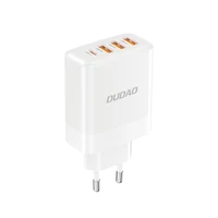 Dudao A5HEU tinklo įkroviklis 3x USB-A 1x USB-C PD20W - baltas