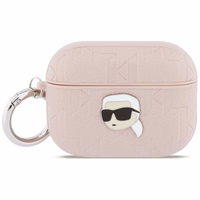 Karl Lagerfeld Monogram Karl Head Dėklas for AirPods Pro 3 - rožinis
