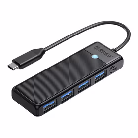 Orico Hub 4in1 USB A3.0x4 (juodas)