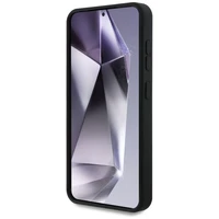 AMG Magnetinis per didelių rombų dėklas telefonui Samsung Galaxy S25 - juodas