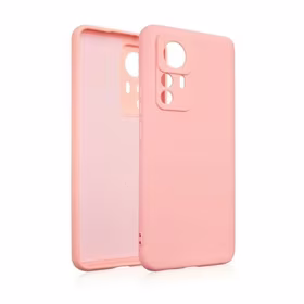 Beline Dėklas Silicone Xiaomi 12T Pro rožinis auksinis