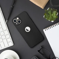 Minkštas dėklas telefonui IPHONE 16 juodas