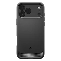 Spigen Rugged Armor Mag Magnetinis dėklas telefonui iPhone 17 Pro Mat - matinė juoda