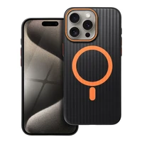 Dėklas SIMPLY, suderinamas su MagSafe, skirtas iPhone 15 Pro Max, titano juodas