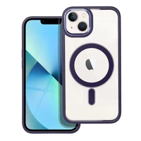 COLOR EDGE MAG COVER dėklas telefonui suderinamas su Magnetiniu IPHONE 13 violetinė