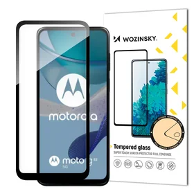 Wozinsky pilnai klijuotas grūdintas stiklas Motorola Moto G53