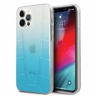 Mercedes Transparent Line dėklas telefonui iPhone 12 Pro Max - mėlynas