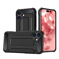 Hybrid Armor dėklas telefonui iPhone 16 Plus - juodas