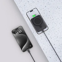 Tech-Protect LifeMag PB10 išorinė baterija su MagSafe 5000mAh 15W USB-C prievadas - juoda + USB-C kabelis