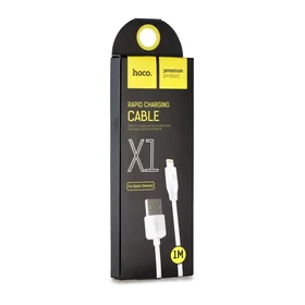 USB kabelis Hoco X1 Lightning 2.0m baltas