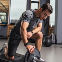 Tech-Protect Silikoninis dirželis skirtas Garmin Fenix 5S / 5S PLUS / 6S / 6S Pro / 7S / 8 (43MM) – titano spalvos