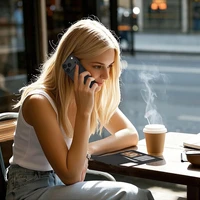 Tech-Protect piniginės magnetinis dėklas telefonui iPhone 17 Pro Max - matinė juoda