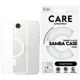 CARE by PanzerGlass Fashion MagSafe dėklas iPhone 16e - skaidrus