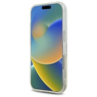 Guess IML širdies dėklas telefonui iPhone 16 Pro Max - permatoma