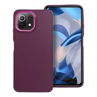 Dėklas telefonui FRAME XIAOMI Mi 11 Lite 5G / Mi 11 Lite LTE ( 4G ) / Mi 11 Lite NE - violetinis