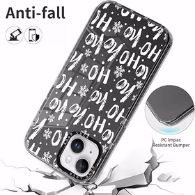 Pnakqil Christmas Dėklas iPhone 16 Ho! ho! Juodas