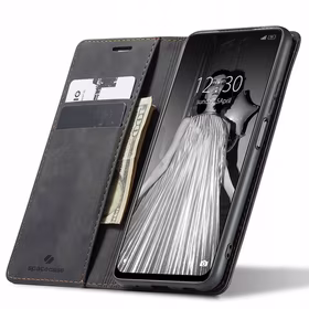Spacecase piniginės dėklas Poco M3 Pro/Redmi Note 10 5G juodas