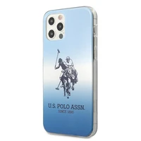 US Polo USHCP12MPCDGBL iPhone 12/12 Pro 6,1" dėklas telefonui - mėlynas Gradient Collection