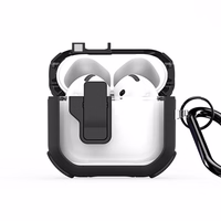 Dėklas Dux Ducis PECN Apple AirPods 4 juodas