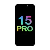 Mecanico Soft OLED ekranas Incell iPhone 15 Pro su rėmu (Support IC Transplant) - juodas