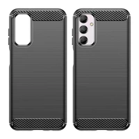 Lankstus anglies rašto dėklas Samsung Galaxy M14 telefonui Carbon Case - juodas
