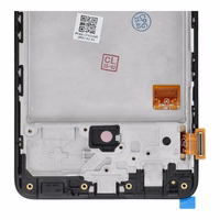 LCD ekranas SAMSUNG A41 HARD OLED su rėmeliu