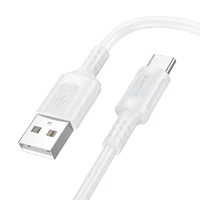 Borofone Kabel BX111 Feliz (m) - USB iki Type C - 3A 1 metras baltas
