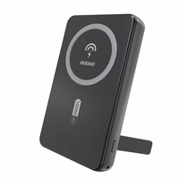 Išorinė baterija Dudao K14S+ 10000mAh 20W USB-A / USB-C / Magnetinis su stovu - juoda